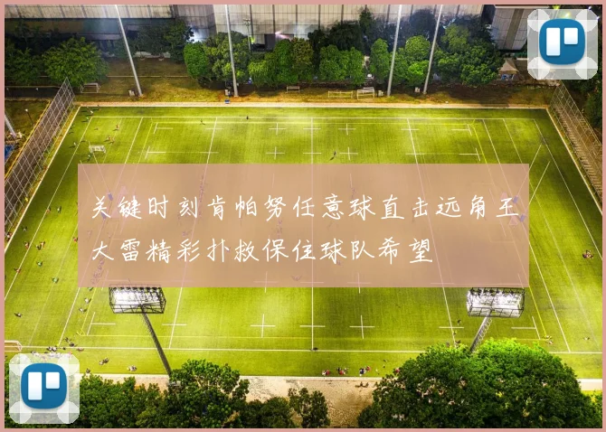 关键时刻肯帕努任意球直击远角王大雷精彩扑救保住球队希望